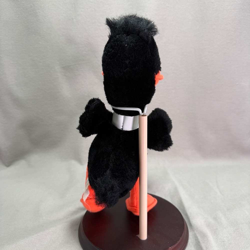 Daffy Duck Plush 70s Vintage Warner Bros Mighty Star Looney Tunes Hair Head Tail - Picture 5 of 9
